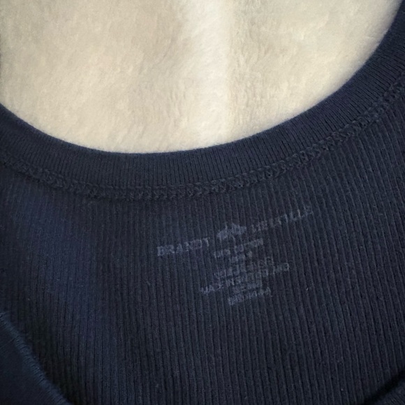 Navy Blue Women's Tank Top - Picture 2 of 2